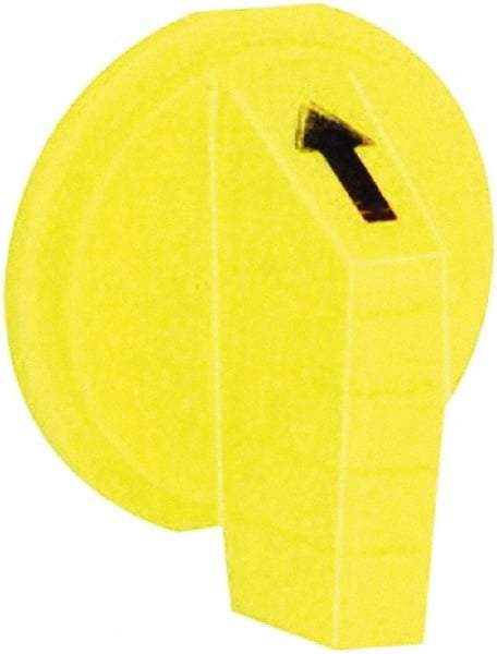 Schneider Electric - 30mm, Yellow, Selector Switch Operating Knob - For Use with Selector Switch - Industrial Tool & Supply