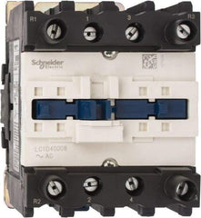Schneider Electric - 4 Pole, 120 Coil VAC at 60 Hz, 60 Amp at 440 VAC, Nonreversible IEC Contactor - Bureau Veritas, CCC, CSA, CSA C22.2 No. 14, DNV, EN/IEC 60947-4-1, EN/IEC 60947-5-1, GL, GOST, LROS, RINA, RoHS Compliant, UL 508, UL Listed - Industrial Tool & Supply