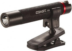 Coast Cutlery - White LED Bulb, 18 Lumens, Hands-free Flashlight - Black Aluminum Body, 1 AAA Alkaline Battery Included - Industrial Tool & Supply
