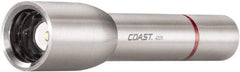 Coast Cutlery - White LED Bulb, 340 Lumens, Industrial/Tactical Flashlight - Silver Stainless Steel Body, 3 AA Batteries Included - Industrial Tool & Supply