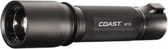 Coast Cutlery - White LED Bulb, 300 Lumens, Industrial/Tactical Flashlight - Black Aluminum Body, 3 AAA Batteries Included - Industrial Tool & Supply