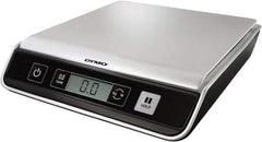 Dymo - 9.2" Base, 25 Lb Capacity, Digital Scale - 0.01 Lb, 0.2 oz & 5 g Graduation, USB Cable from Computer or (3) AAA Batteries - Industrial Tool & Supply