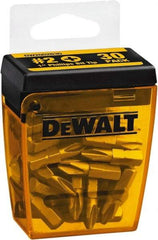 DeWALT - #2, Tip Phillips Screwdriver Bit - 1/4" Drive, 1" OAL - Industrial Tool & Supply