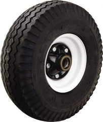 Hamilton - 21 Inch Diameter x 6-7/8 Inch Wide, Rubber Caster Wheel - 2,500 Lb. Capacity, 6-3/4 Inch Hub Length, 1-1/4 Inch Axle Diameter, Tapered Roller Bearing - Industrial Tool & Supply