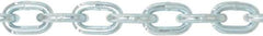 Value Collection - 1/4" Welded Proof Coil Chain - 1,300 Lb Capacity, Grade 30, 141' Long, Zinc Plated Finish - Industrial Tool & Supply