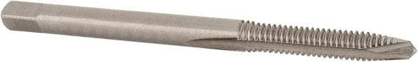 Union Butterfield - #5-40 UNC, 2 Flute, Bright Finish, High Speed Steel Spiral Point Tap - Plug Chamfer, Right Hand Thread, 1-15/16" OAL, 5/8" Thread Length, 0.141" Shank Diam, 2B/3B Class of Fit, Series 1534NR - Exact Industrial Supply