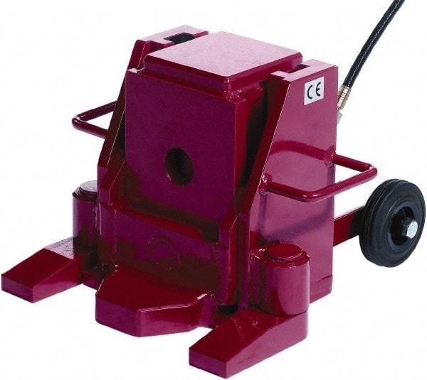 GKS - 30 Ton Capacity Toe Jack - 1.6" to 19.1" High, 6.1" Piston Stroke - Industrial Tool & Supply