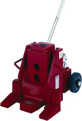 GKS - 20 Ton Capacity Toe Jack - 1.2" to 19.1" High, 6.3" Piston Stroke - Industrial Tool & Supply