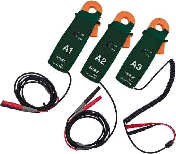 Extech - Electrical Test Equipment Probe - Use with Powers Analyzers - Industrial Tool & Supply