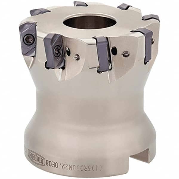 Tungaloy - 2" Cut Diam, 3/4" Arbor Hole, Indexable High-Feed Face Mill - Industrial Tool & Supply