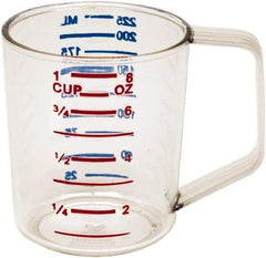 Rubbermaid - 0.25 Quart Polycarbonate Measuring Cup - 25 ml Graduation - Industrial Tool & Supply