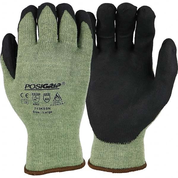 PIP - Size L, ANSI Cut Lvl A6, Nitrile Coated Cut Resistant Gloves - Industrial Tool & Supply