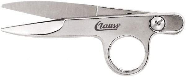 Clauss - 1" Length of Cut, Straight Pattern Thread Snip - 4-1/2" OAL - Industrial Tool & Supply