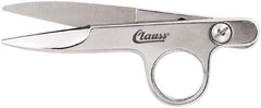 Clauss - 1" Length of Cut, Straight Pattern Thread Snip - 4-1/2" OAL - Industrial Tool & Supply