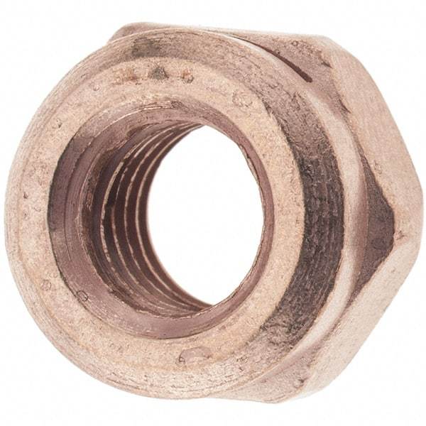 Value Collection - M10x1.50 Steel Washer Hex Nut - 10mm High, Copper Finish - Industrial Tool & Supply