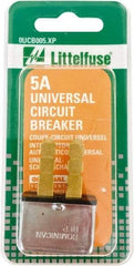 Value Collection - Circuit Breakers Circuit Breaker Type: Type I Circuit Breaker Amperage: 5 - Industrial Tool & Supply