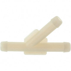 Value Collection - Nylon Y Automotive Vacuum Connector - 1/4 x 1/4 x 1/4" Fitting - Industrial Tool & Supply