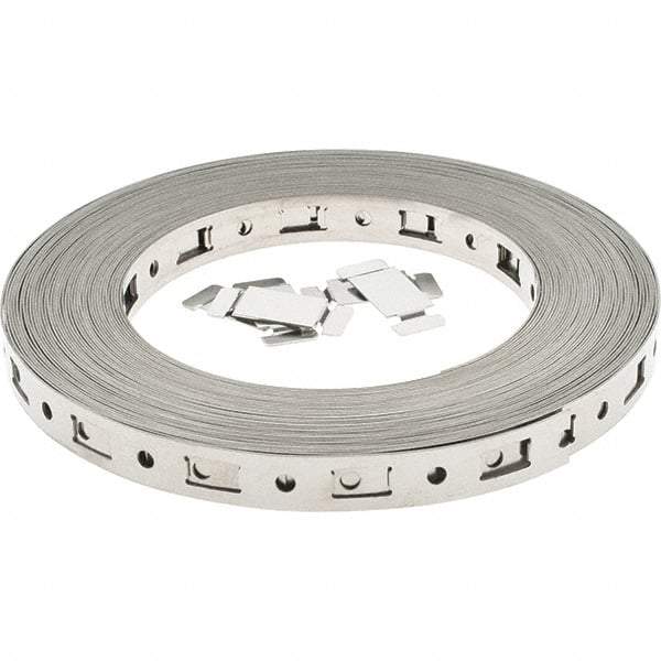 Value Collection - Hose Clamp Kits Contents: 50 Feet of Banding, 5 Splices - Industrial Tool & Supply