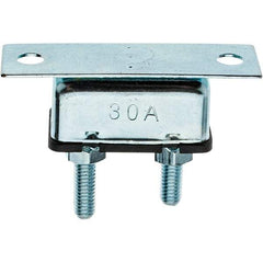 Value Collection - 30 Amp Automotive Stud Terminal Circuit Breaker - Bracket Mount - Industrial Tool & Supply