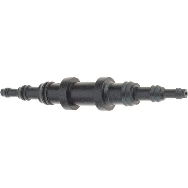 Value Collection - Plastic Straight Automotive Vacuum Connector - 1/8 x 1/4 x 3/8" Fitting - Industrial Tool & Supply