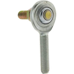 Value Collection - Male Spherical Rod End with Stud - 1/4-28, Steel with Teflon Raceway - Industrial Tool & Supply