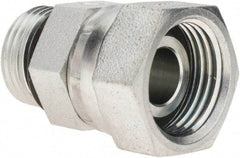 Parker - 3/4-16 SAE ORB Steel Hydraulic Hose Swivel - 5,000 psi, -8 Hose Size, 1/2" Hose Diam - Industrial Tool & Supply