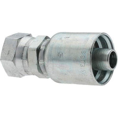 Parker - 1/2 Thread Hydraulic Hose Fitting - -8 Hose Size, 1/2" Hose Diam - Industrial Tool & Supply