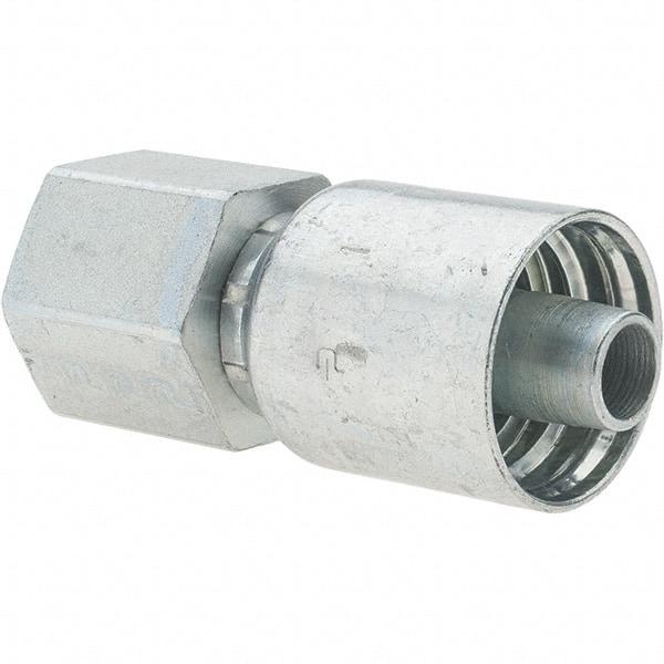 Parker - 1/2 Thread Hydraulic Hose Fitting - -8 Hose Size, 1/2" Hose Diam - Industrial Tool & Supply