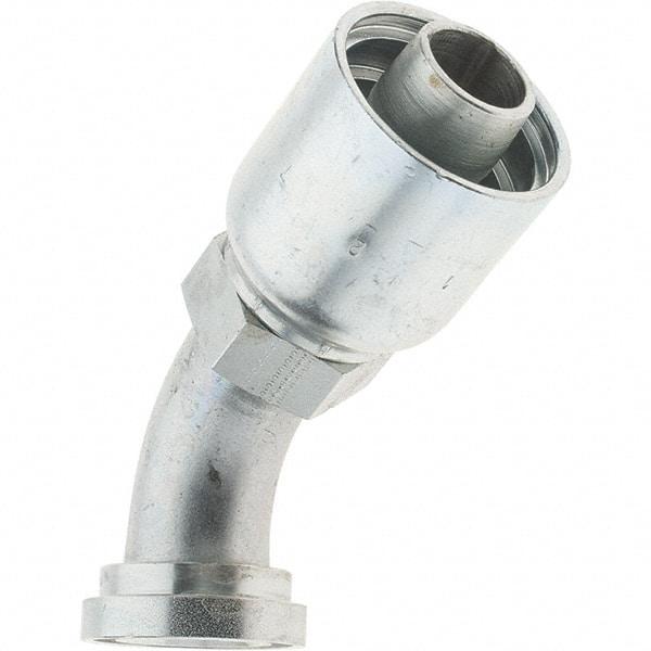 Parker - Steel Hydraulic Hose Code 61° Flange Elbow - -16 Hose Size, 1" Hose Diam - Industrial Tool & Supply