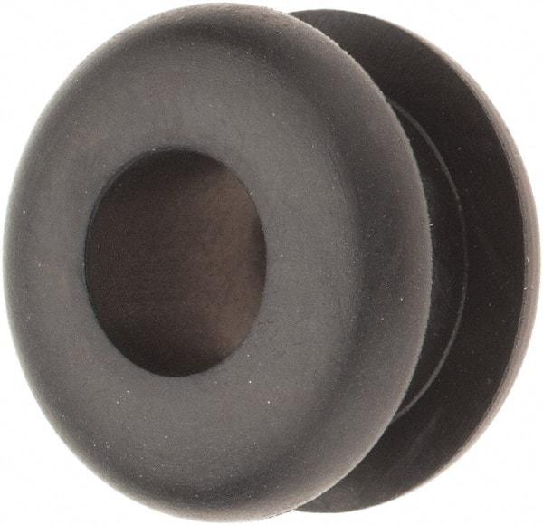 Value Collection - 7/8" OD, 1/2" Thick Grommet - Rubber, 5/8" Slot Diam x 1/4" Slot Width - Industrial Tool & Supply