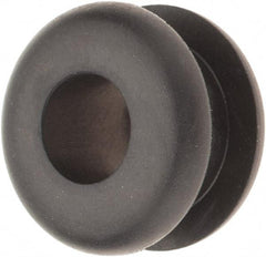 Value Collection - 7/8" OD, 1/2" Thick Grommet - Rubber, 5/8" Slot Diam x 1/4" Slot Width - Industrial Tool & Supply