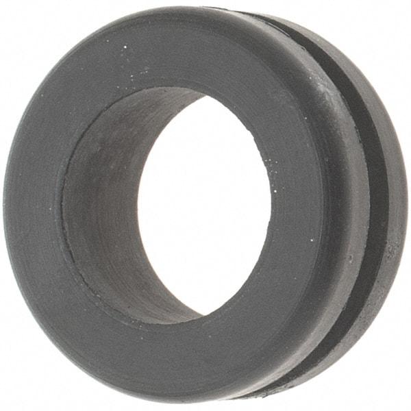 Value Collection - Grommet - Rubber, 1/2" Slot Diam x 1/16" Slot Width - Industrial Tool & Supply