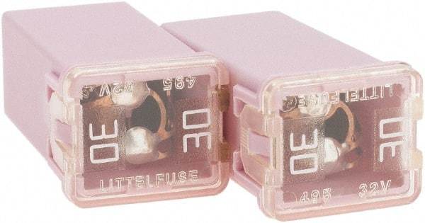 Value Collection - 32 VAC/VDC, 30 Amp, General Purpose Fuse - Plug-in Mount - Industrial Tool & Supply