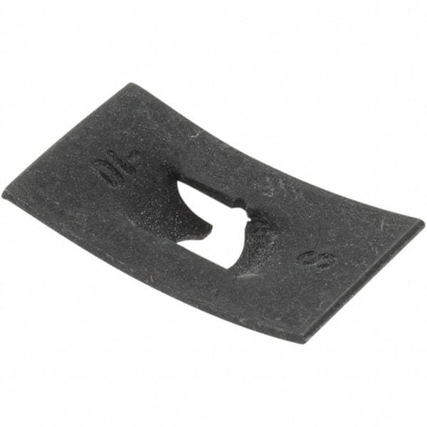 Made in USA - #10 Screw Size, 3/4" Long x 1/2" Wide, Speed Nuts - For Nonthreaded Fasteners - Industrial Tool & Supply