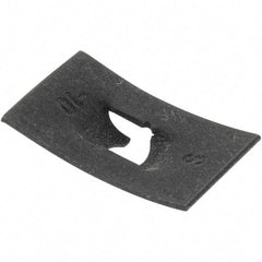 Made in USA - #10 Screw Size, 3/4" Long x 1/2" Wide, Speed Nuts - For Nonthreaded Fasteners - Industrial Tool & Supply