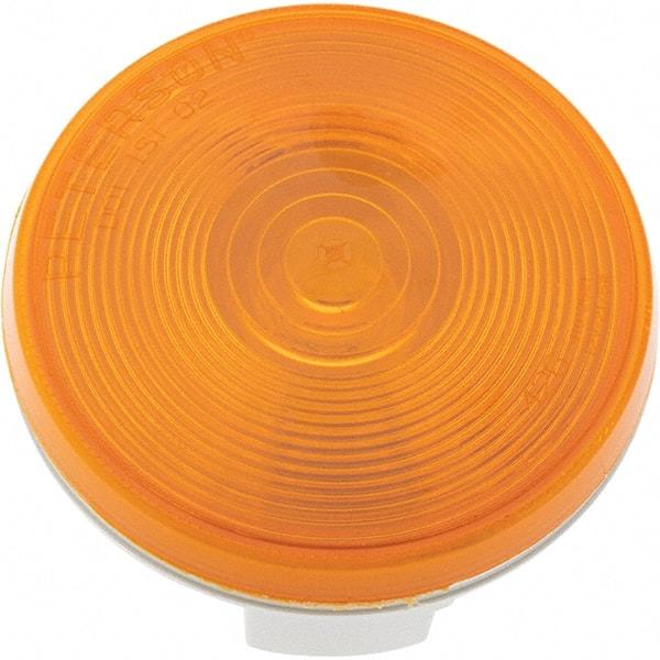 Value Collection - 4" Long, Clearance Side Marker Light Kit - Yellow - Industrial Tool & Supply