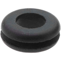 Value Collection - 9/16" OD, Grommet - Rubber, 11/32" Slot Diam x 1/16" Slot Width - Industrial Tool & Supply