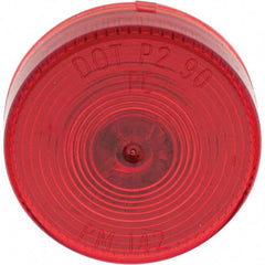 Value Collection - 2-1/2" Long, Clearance Side Marker Light Kit - Red - Industrial Tool & Supply