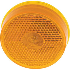 Value Collection - 2-1/2" Long, Marker Clearance Side Marker Light Kit - Yellow - Industrial Tool & Supply