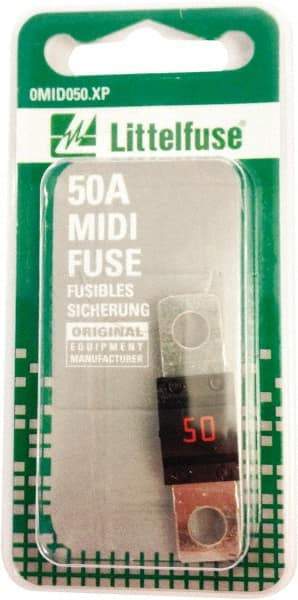 Value Collection - 32 VAC/VDC, 50 Amp, General Purpose Fuse - Bolt-on Mount - Industrial Tool & Supply