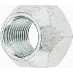 Value Collection - 1/2-20 Zinc Finish Open Wheel Nut - 13/16" Hex, 5/8" Overall Length, 60° Seat Angle - Industrial Tool & Supply