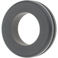 Value Collection - 1-3/4" OD, 7/16" Thick Grommet - Rubber, 1-3/8" Slot Diam x 1/16" Slot Width - Industrial Tool & Supply