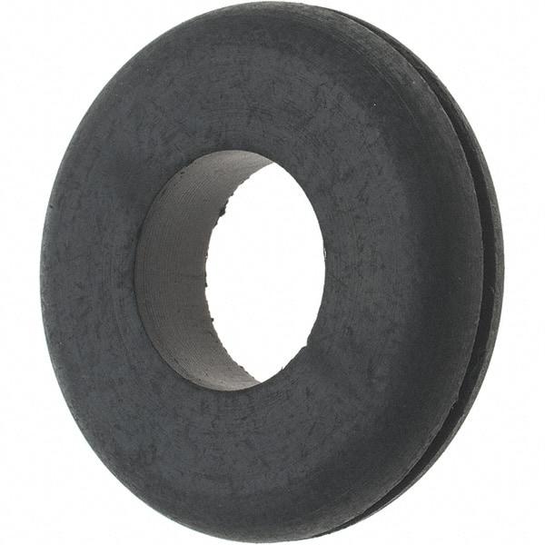 Value Collection - Grommet - Rubber, 1-5/8" Slot Diam x 1/16" Slot Width - Industrial Tool & Supply