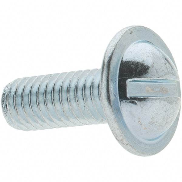 Value Collection - M6 Round Head Slotted Sheet Metal Screw - 16" Long - Industrial Tool & Supply
