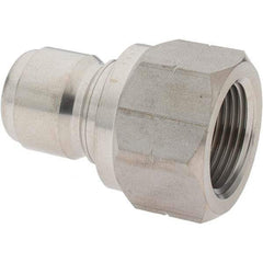 Parker - 3/4-14 Thread 303 Stainless Steel Hydraulic Hose Coupler - 3,000 psi, -12 Hose Size, 3/4" Hose Diam - Industrial Tool & Supply