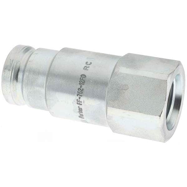 Parker - Hydraulic Hose Fittings & Couplings Type: Female Straight Thread Nipple Hose Size: 3/4 - Industrial Tool & Supply