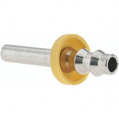 Parker - 1/4" ID Barbed Push On Male Fitting - Stainless Steel - Industrial Tool & Supply