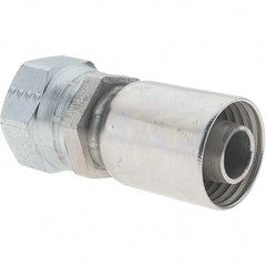 Parker - 1-5/16-12 Female JIC Steel Hydraulic Hose Female JIC 37° Swivel & Straight Fitting - -12 Hose Size, 3/4" Hose Diam - Industrial Tool & Supply