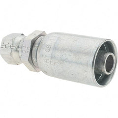 Parker - 9/16-18 Female JIC Hydraulic Hose Female JIC 37° Swivel & Straight Fitting - -8 Hose Size, 1/2" Hose Diam - Industrial Tool & Supply