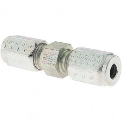 Parker - Metal Flareless Bite Tube 3/16" OD Union - Industrial Tool & Supply